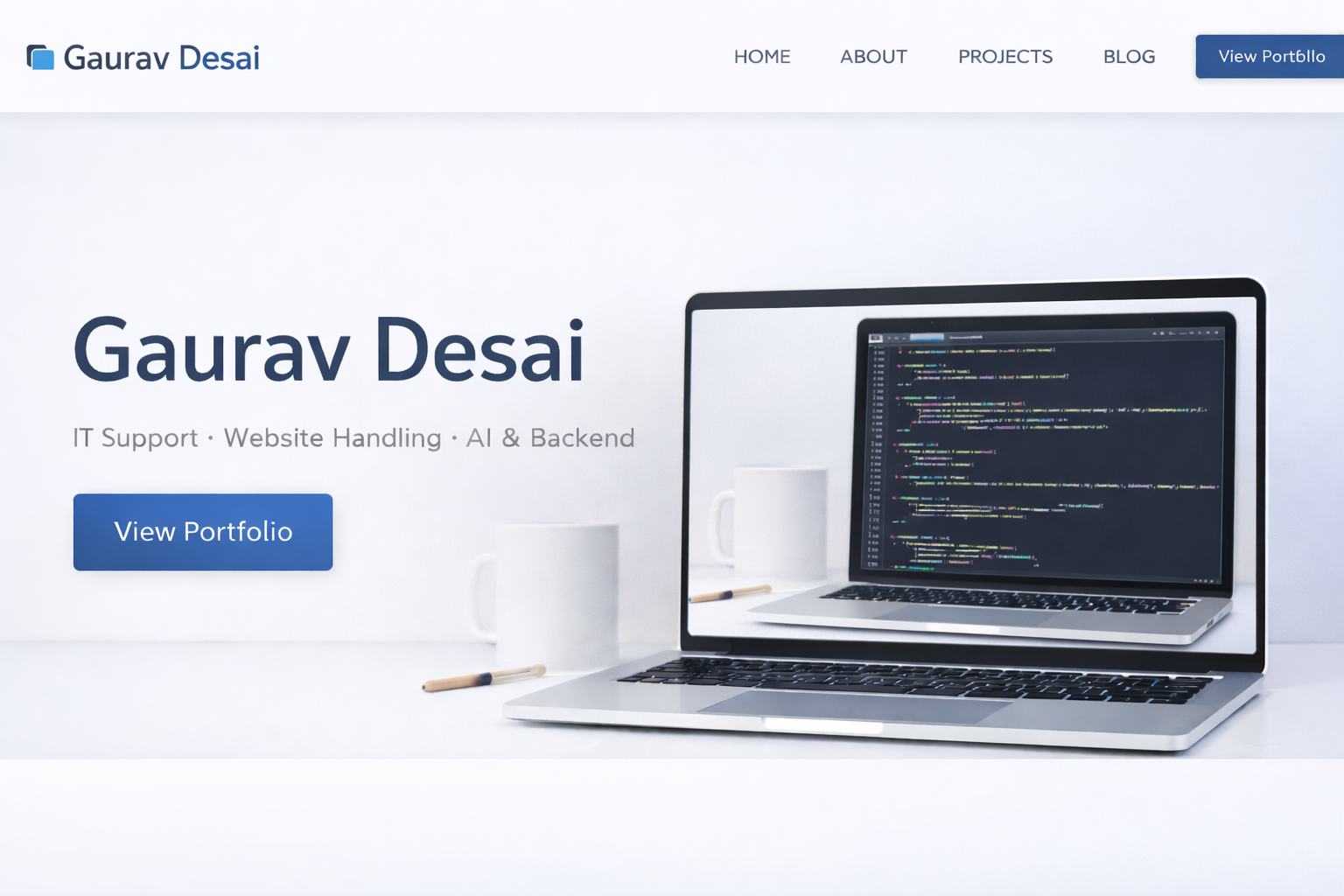 Personal Portfolio Website Project